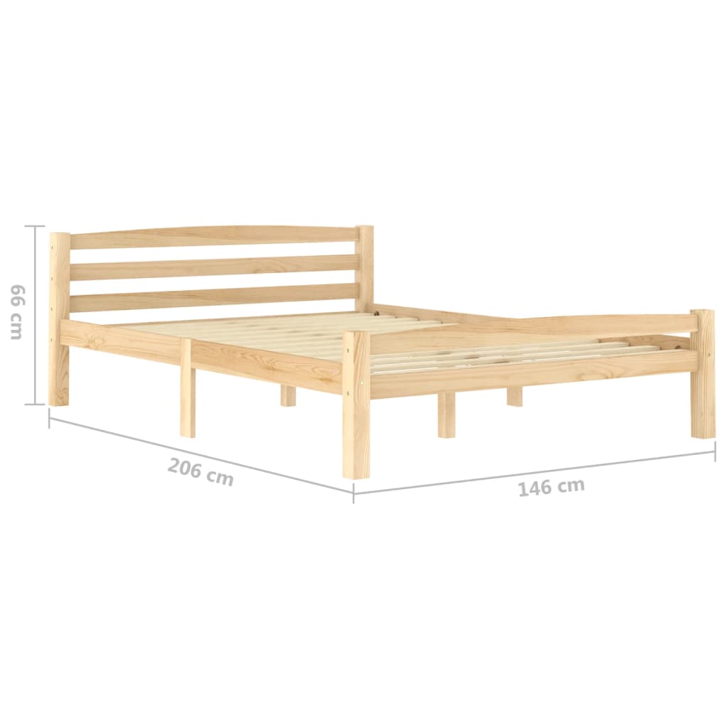 Sengeramme heltre furu 140x200 cm