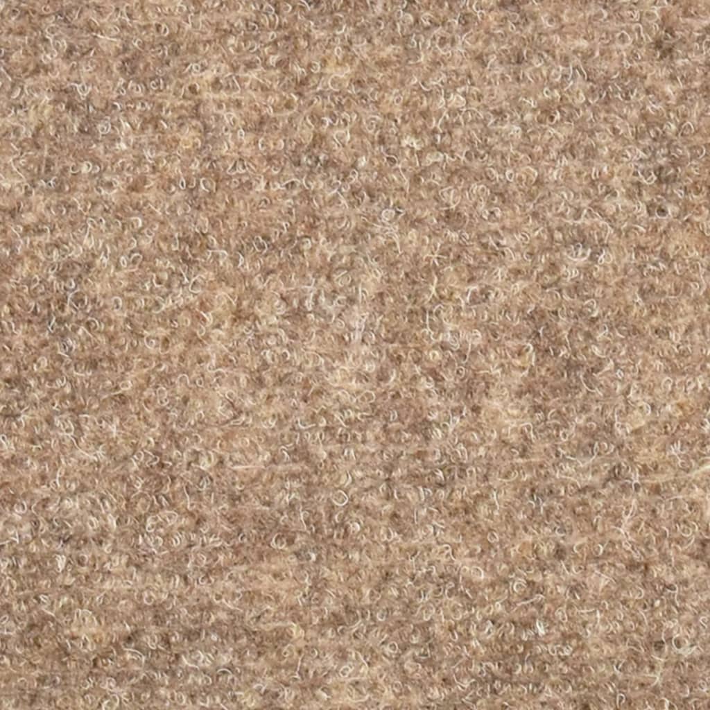 Trappematter selvklebende 10 stk 56x17x3 cm beige halvrund