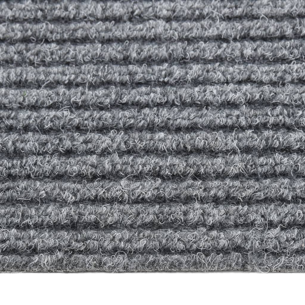 Smussfangende teppeløper grå 100x250 cm