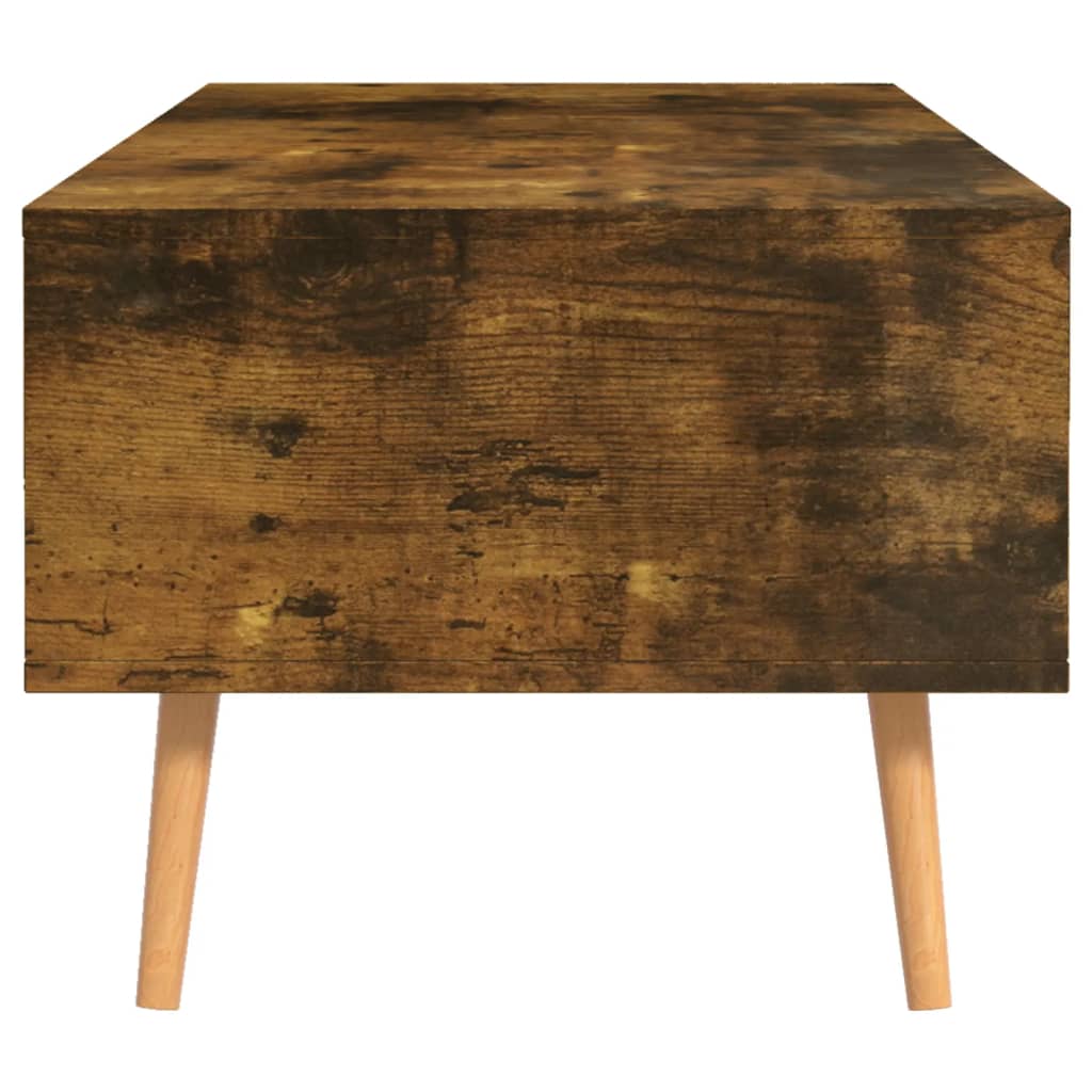 Salongbord røkt eik 100x49,5x43 cm sponplate