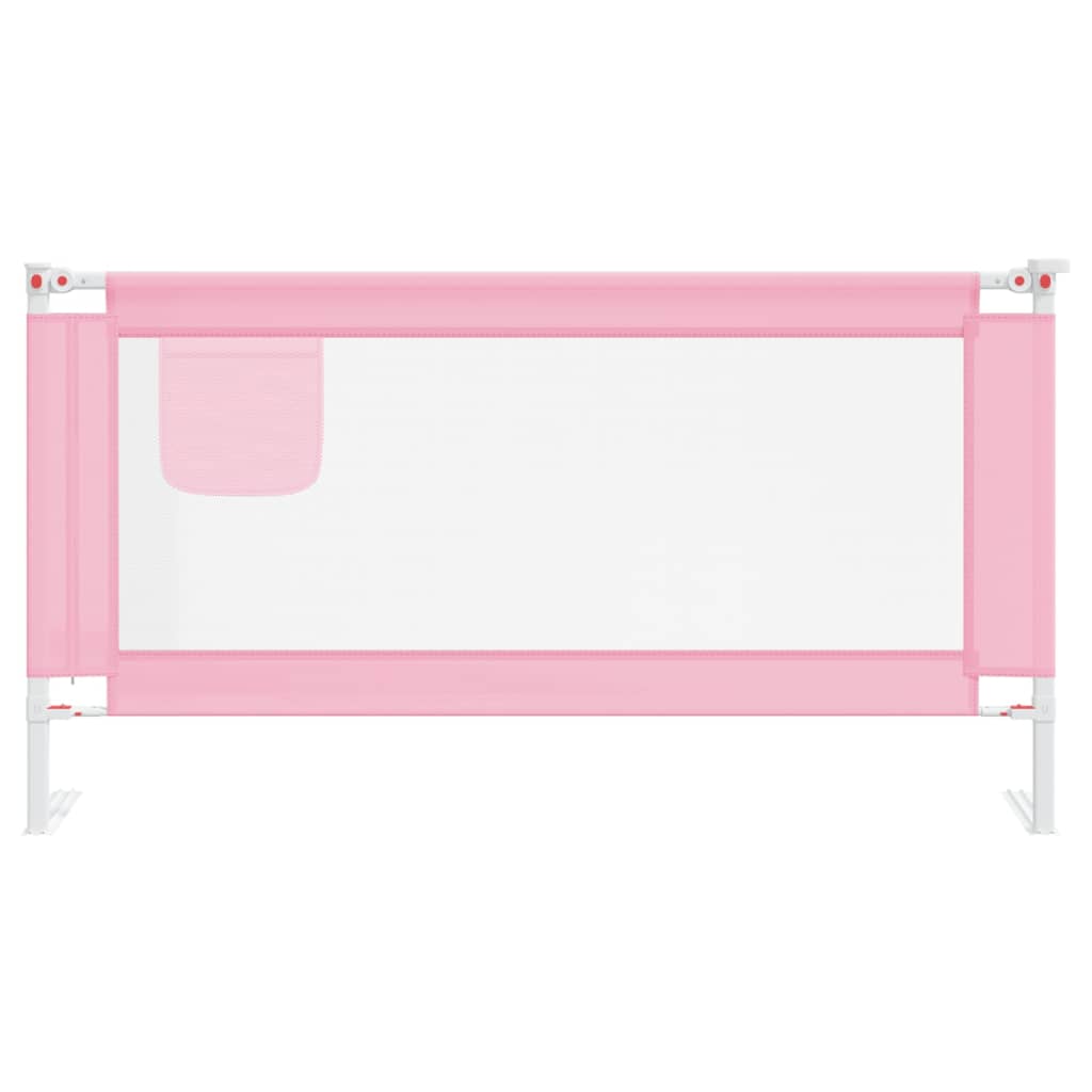 Sengehest småbarn rosa 160x25 cm stoff