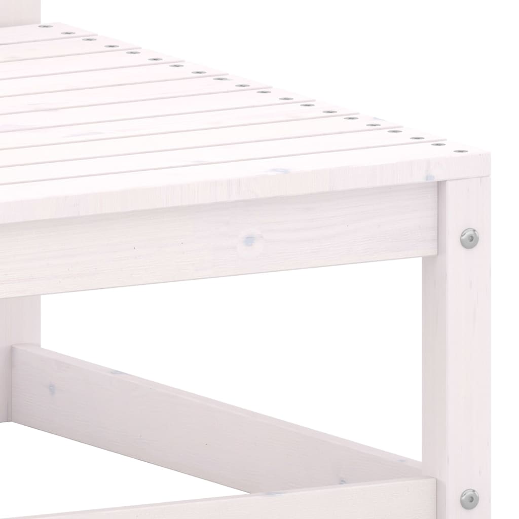 Hagesofagruppe med puter 2 deler hvit heltre furu