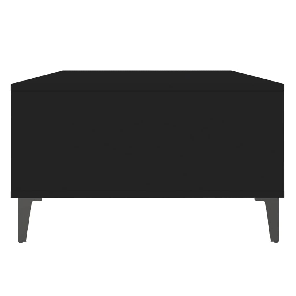 Salongbord svart 103,5x60x35 cm konstruert tre
