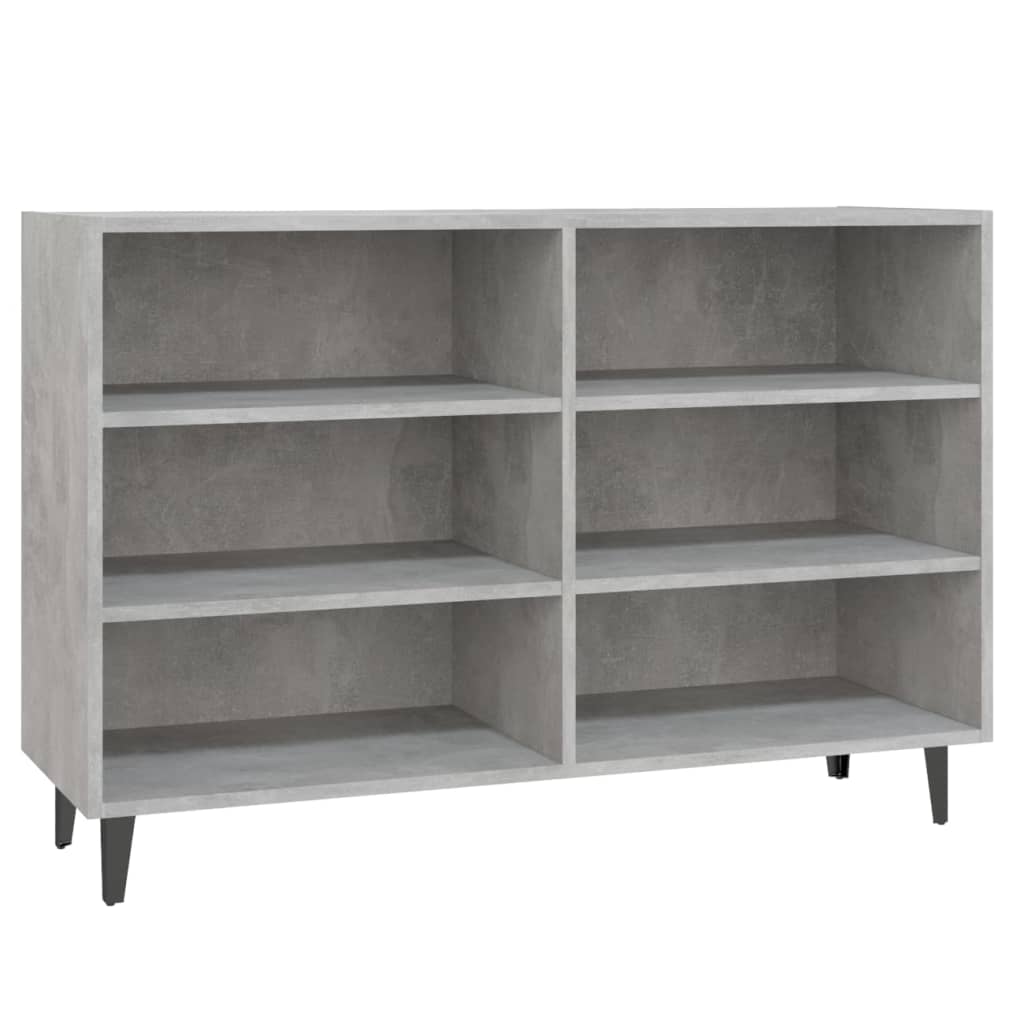Skjenk betonggrå 103,5x35x70 cm konstruert tre