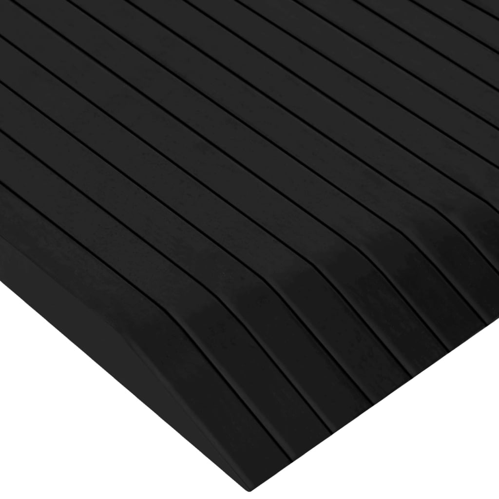 Terskelramper 2 stk 110x41x5 cm gummi