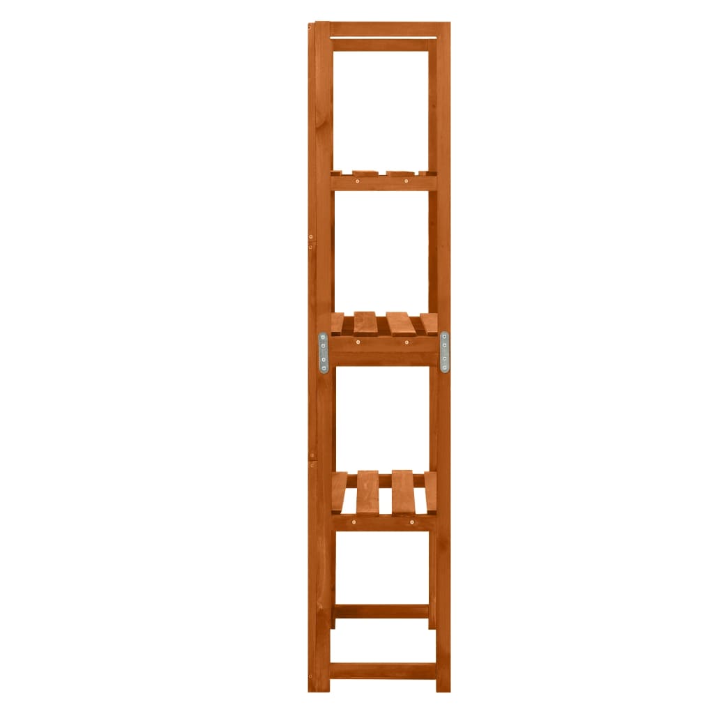Espalier med hyller 55x30x140 cm heltre gran