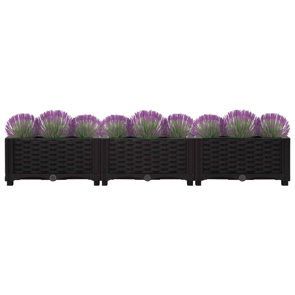 Høybed 120x40x23 cm polypropylen