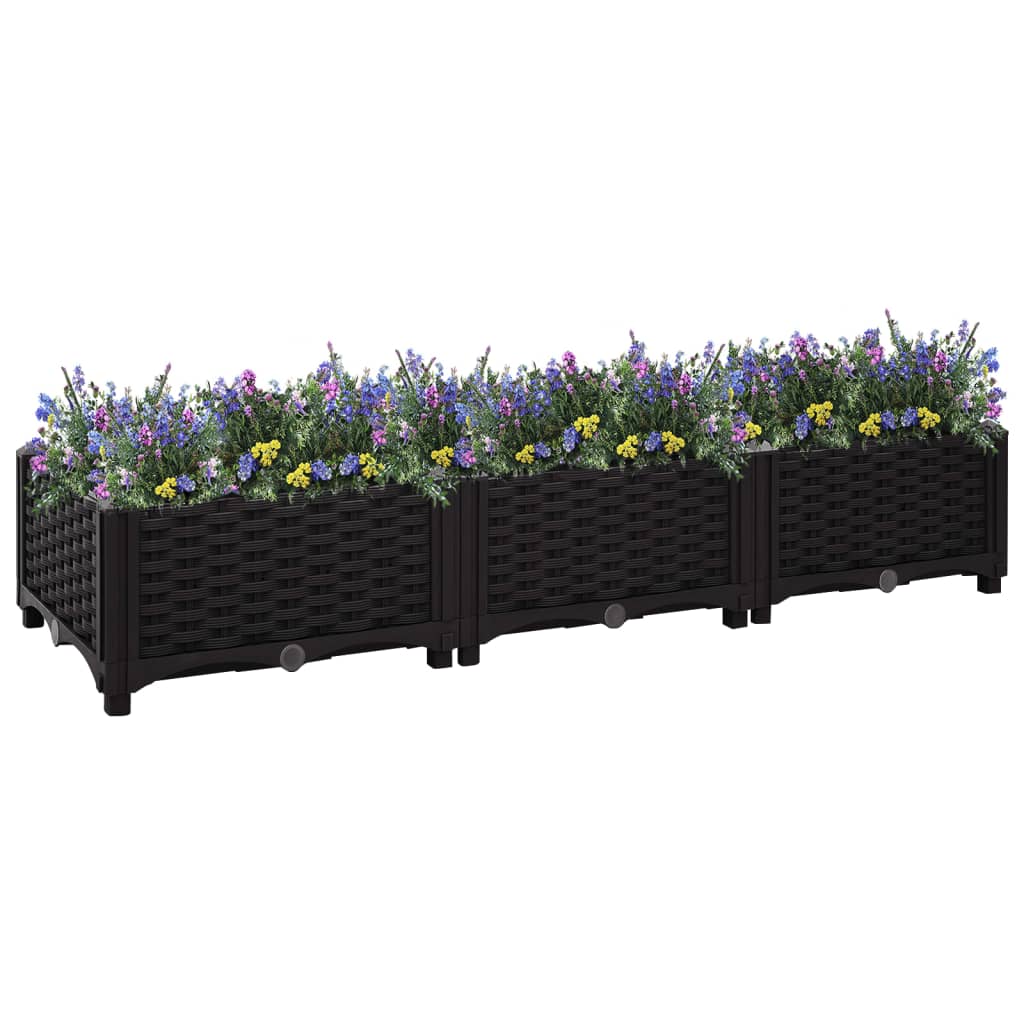 Høybed 120x40x23 cm polypropylen