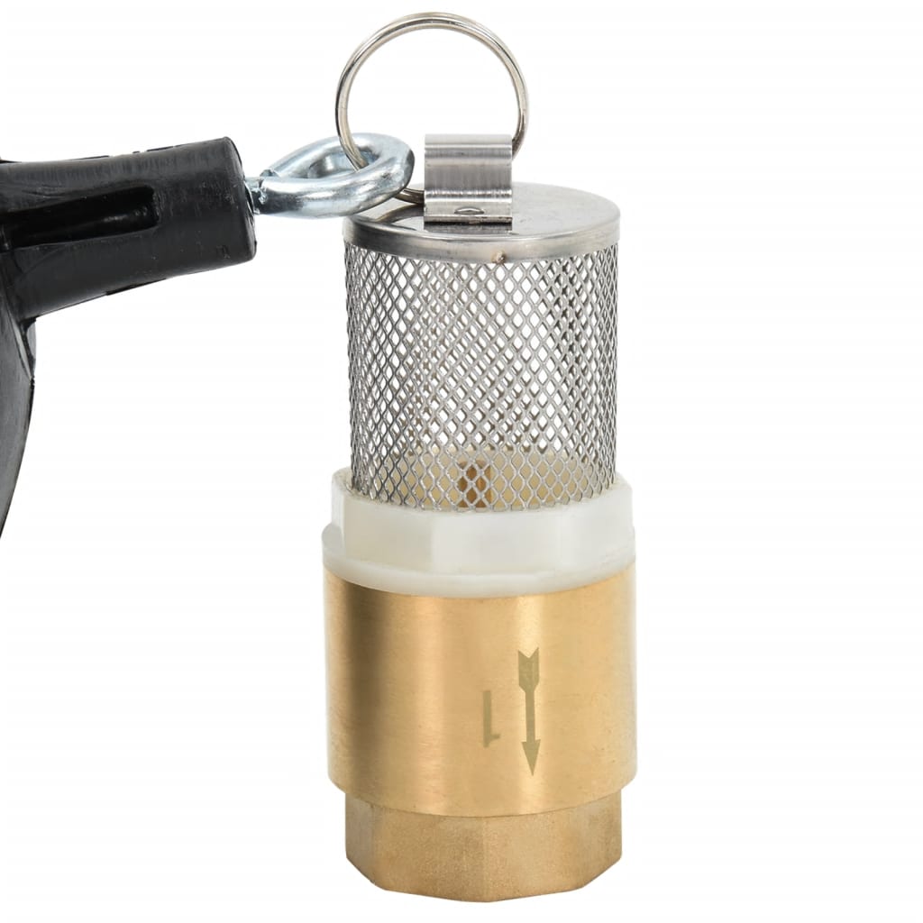 Sugeslange med messingkoblinger grønn 1,1" 25 m PVC