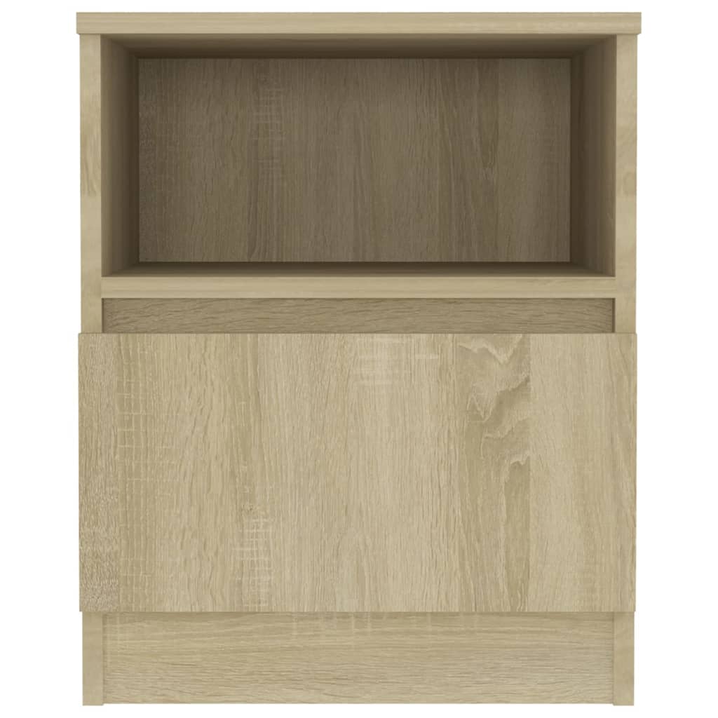 Nattbord 2 stk sonoma eik 40x40x50 cm konstruert tre