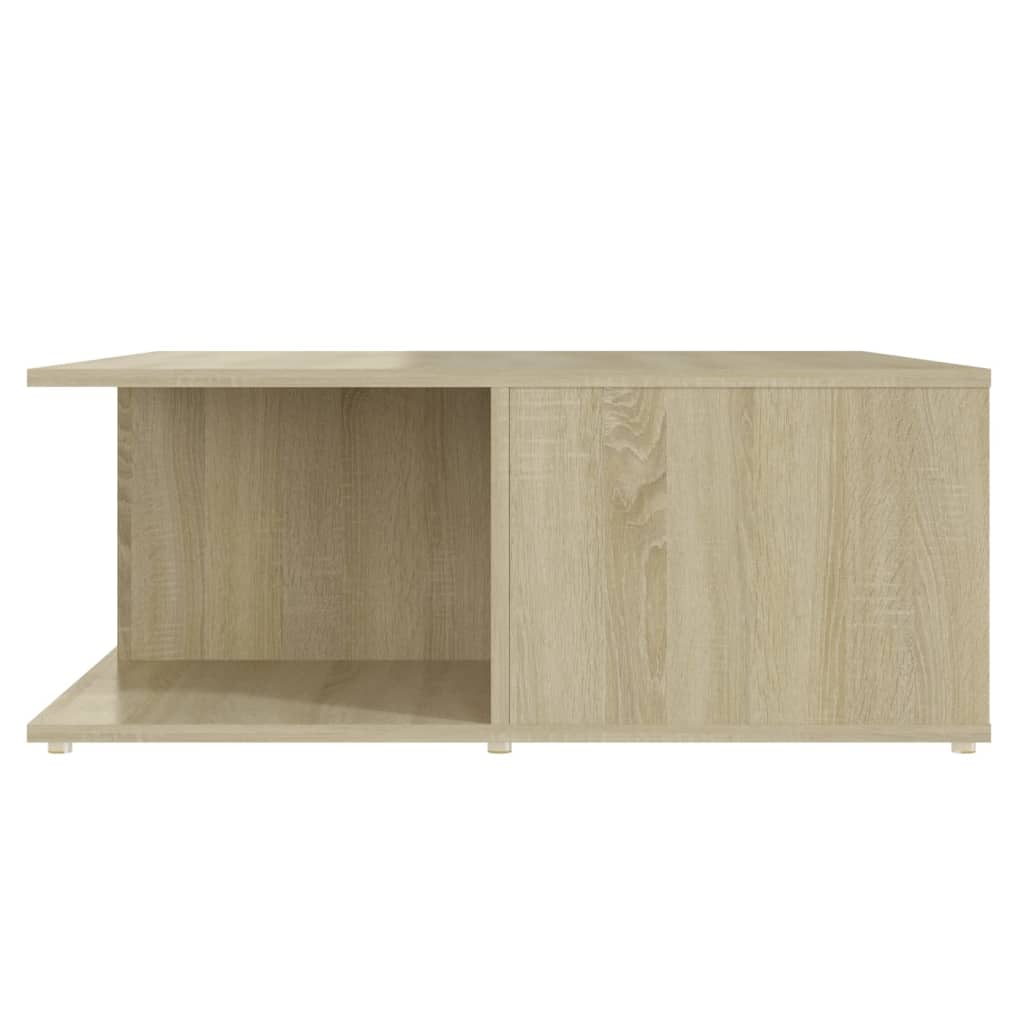 Salongbord sonoma eik 80x80x31 cm konstruert tre