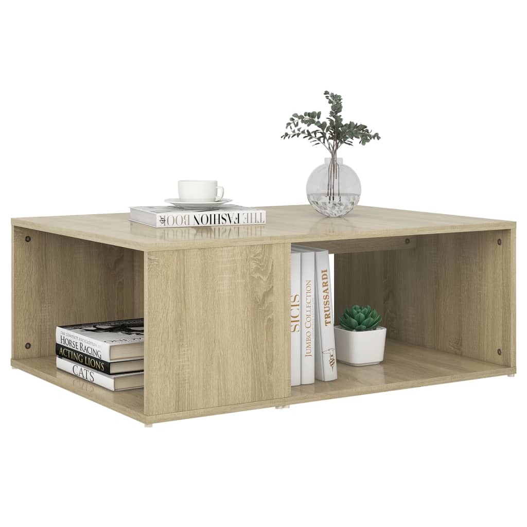 Salongbord sonoma eik 90x67x33 cm konstruert tre