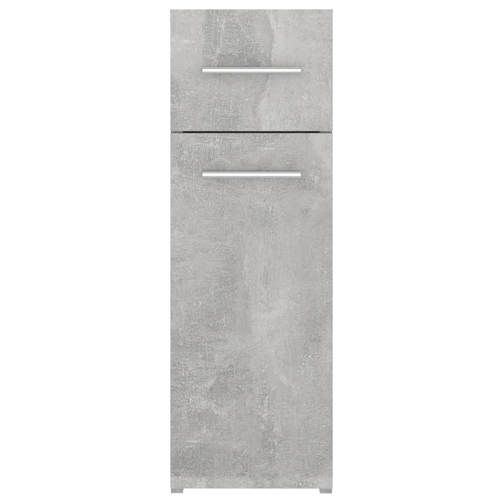 Apotekskap betonggrå 20x45,5x60 cm konstruert tre
