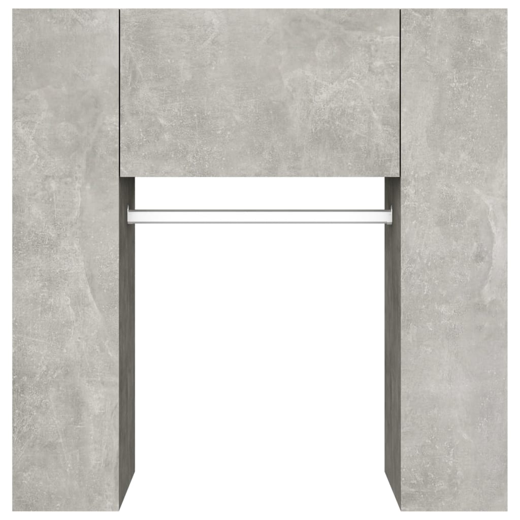Gangskap betonggrå 97,5x37x99 cm konstruert tre