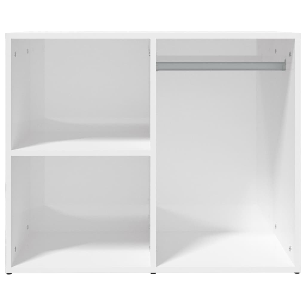 Sminkeskap høyglans hvit 80x40x65 cm konstruert tre