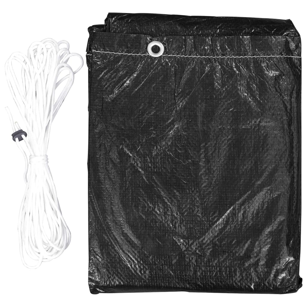 Trekk til huskebenk 2 stk 6 maljer 135x105x175 cm