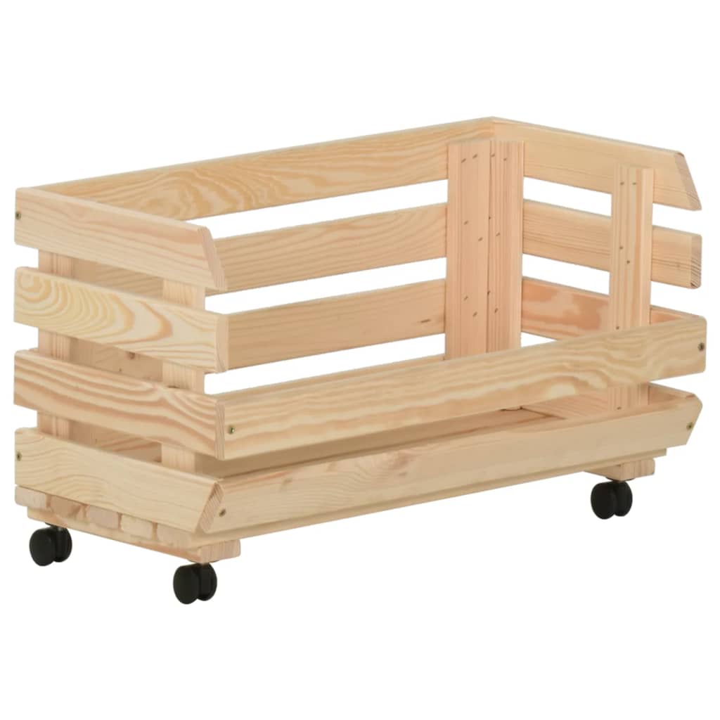 Grønnsakstralle 37x30x80 cm heltre furu