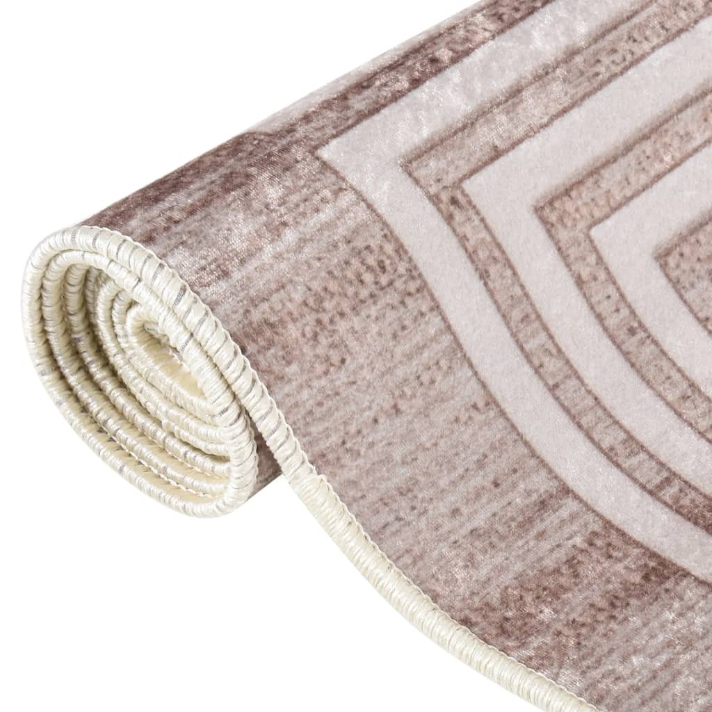 Vaskbart teppe 190x300 cm beige