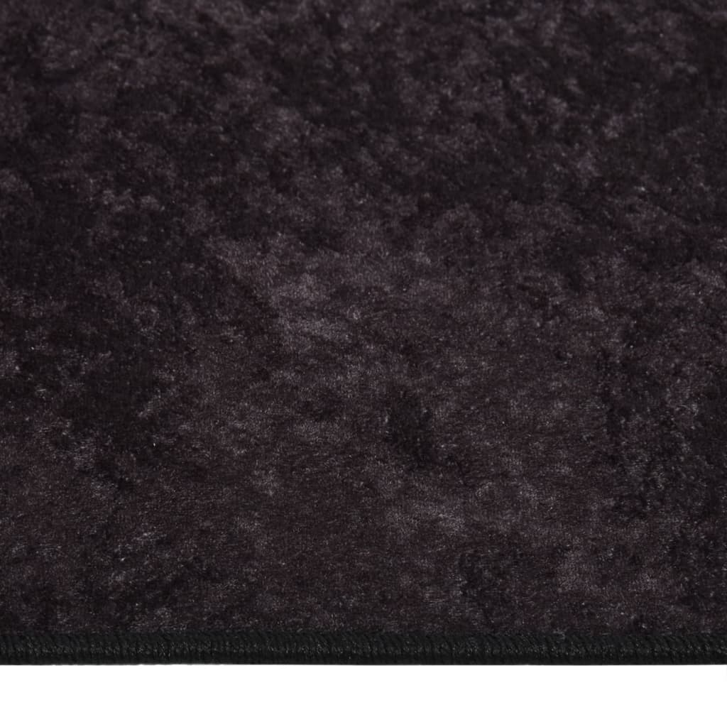 Vaskbart teppe 190x300 cm antrasitt
