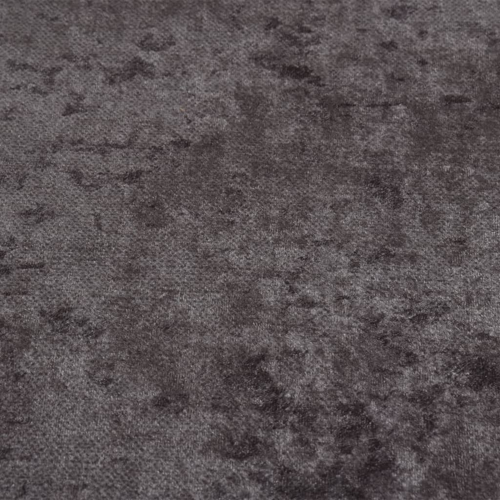 Vaskbart teppe φ120 cm grå