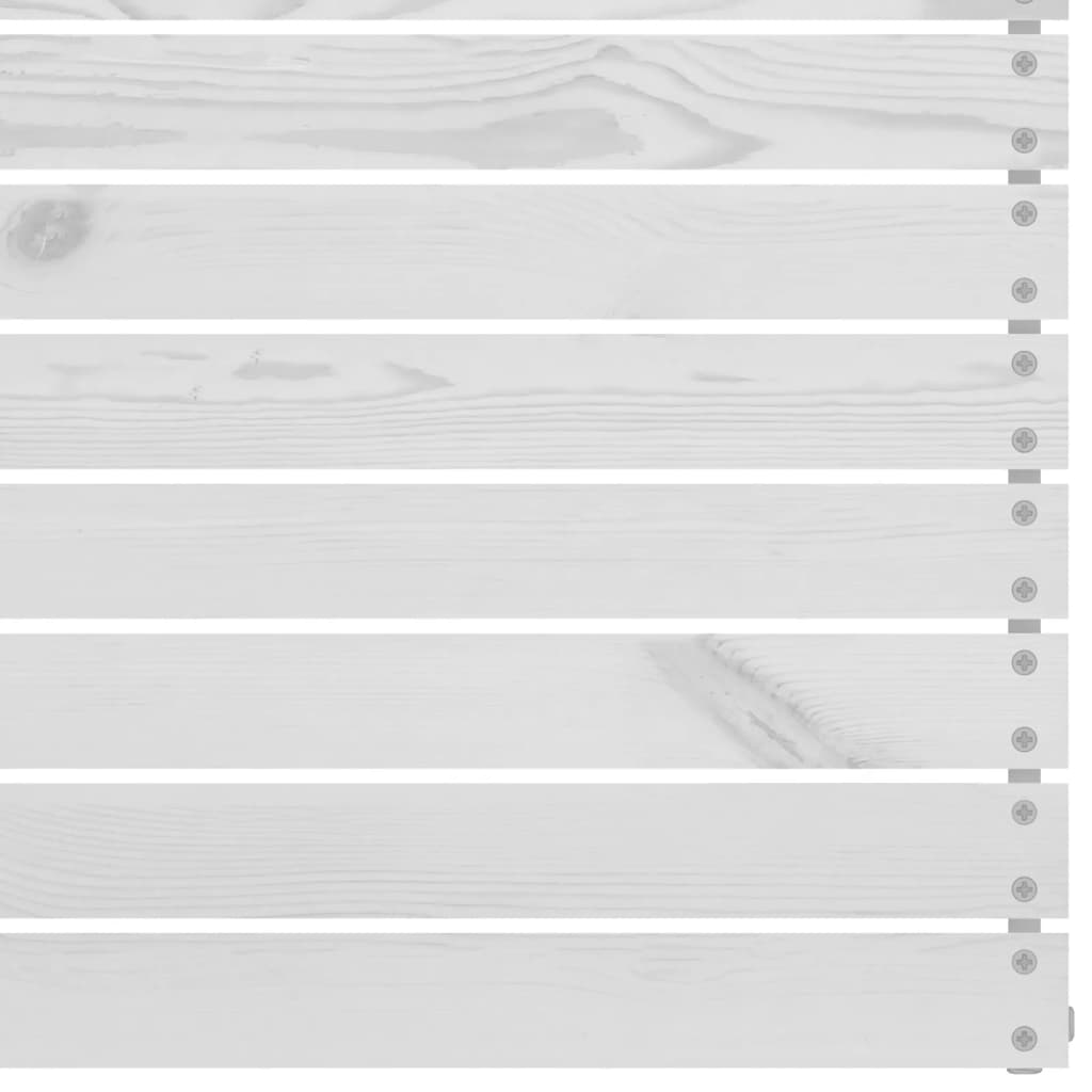 Utendørs hjørnesofa hvit heltre furu