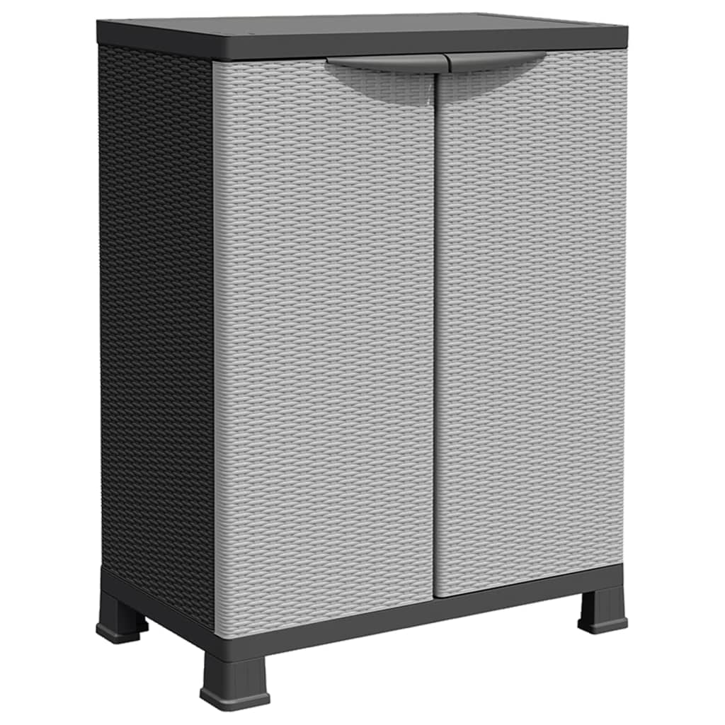 Plastskap 68x39x92 cm rottingdesign