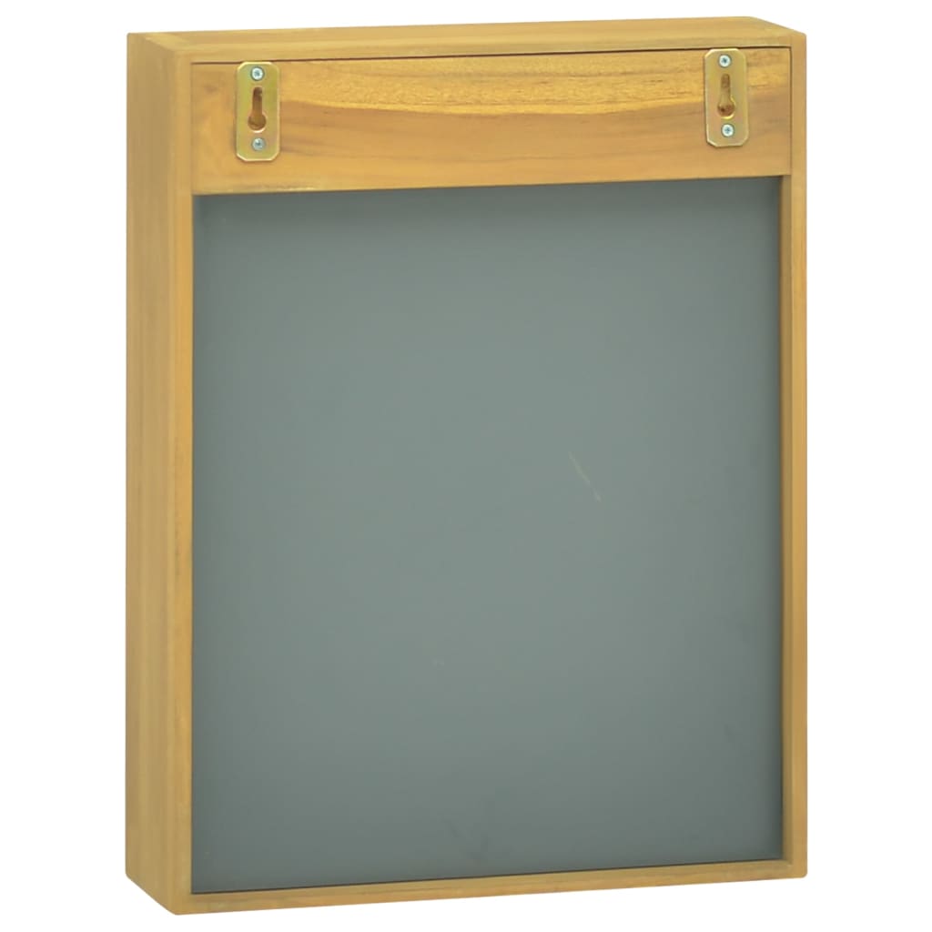 Speilskap 30x10x40 cm heltre teak