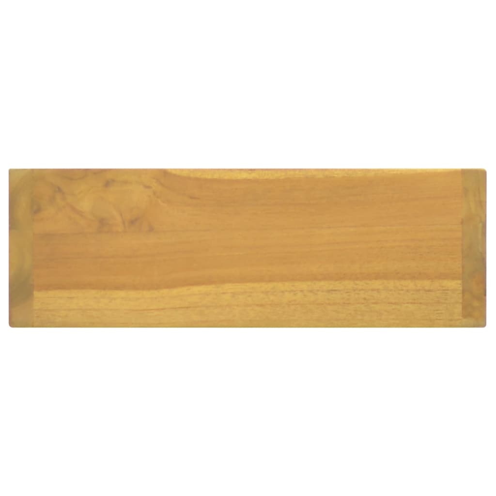 Speilskap 30x10x40 cm heltre teak