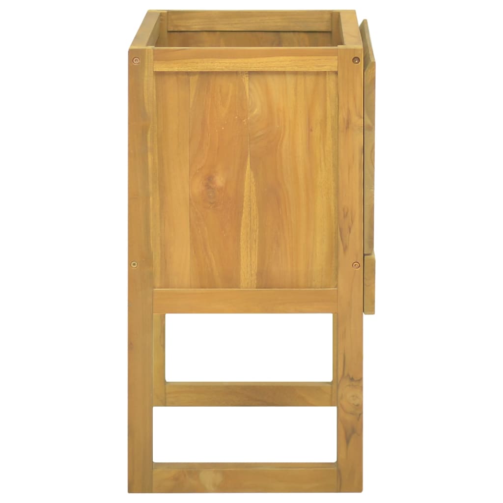 Baderomsskap 60x40x75 cm heltre teak