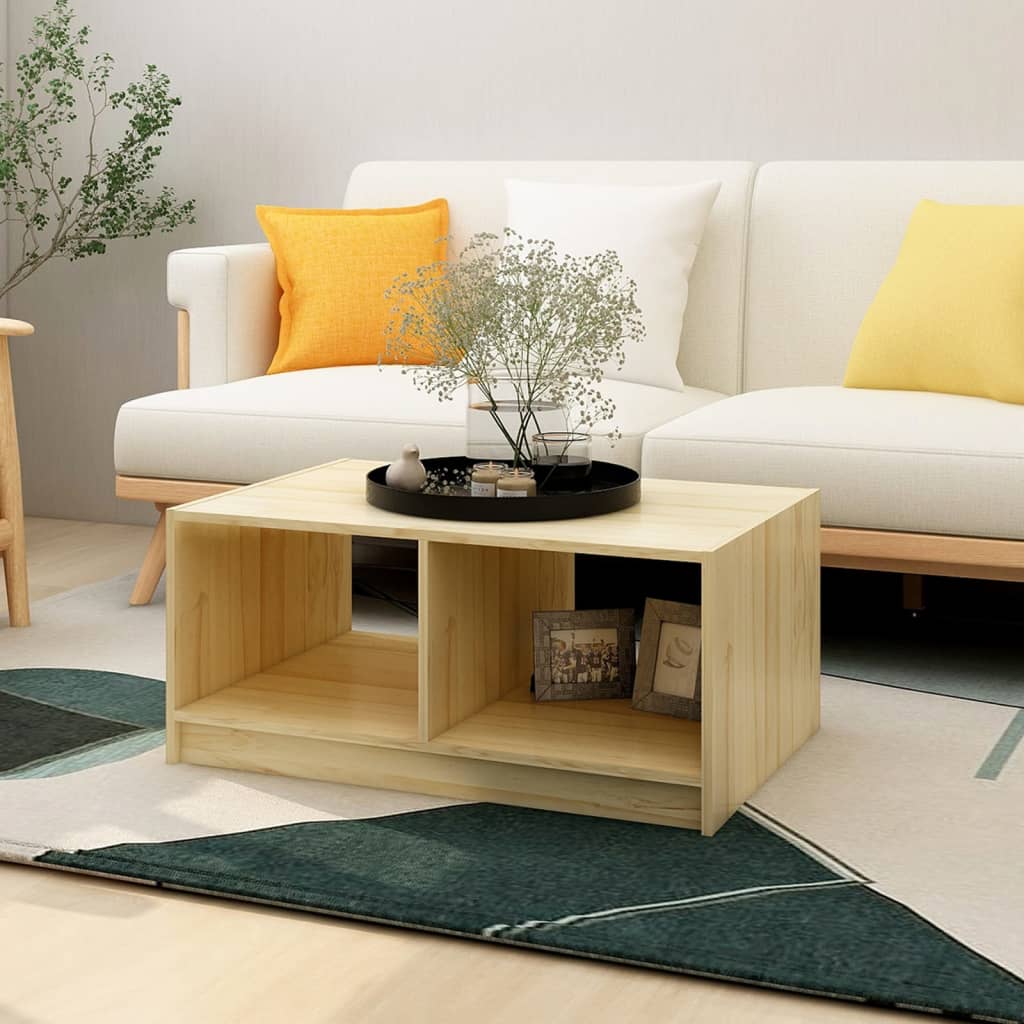 Salongbord 75x50x33,5 cm heltre furu