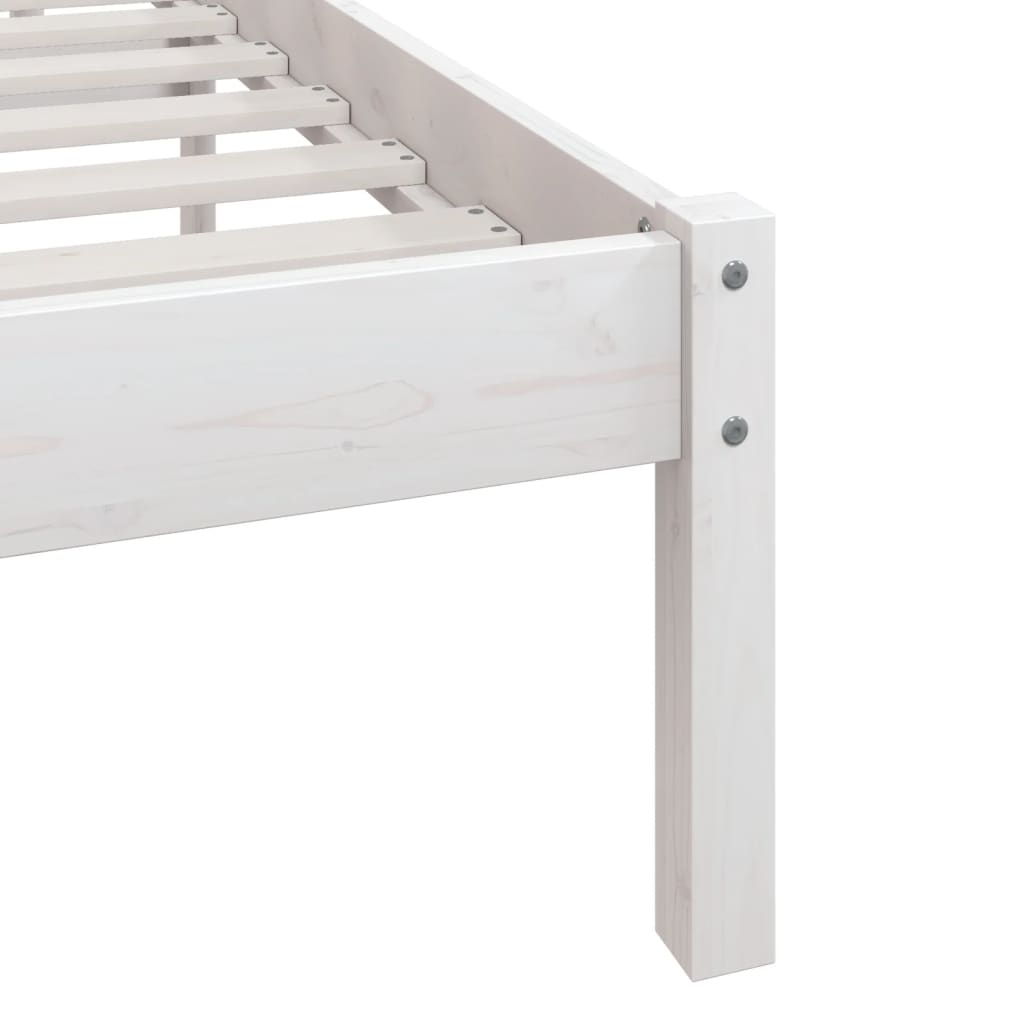 Sengeramme hvit heltre 75x190 cm Small Single