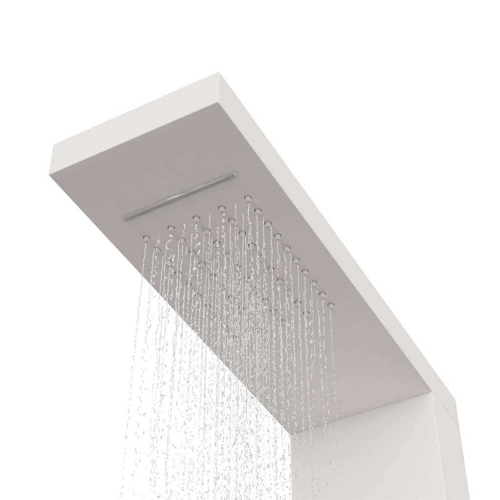 Dusjpanel aluminium hvit