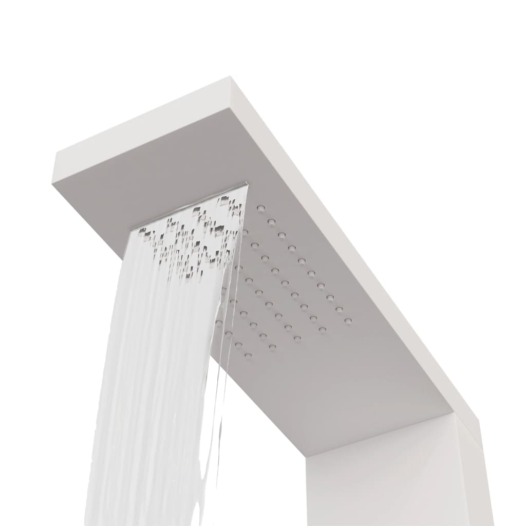 Dusjpanel aluminium hvit