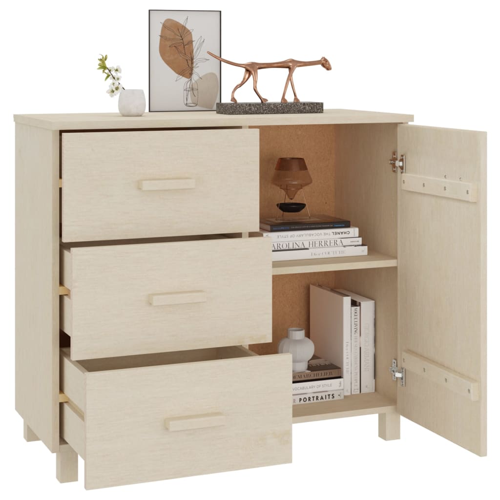 Skjenk HAMAR honningbrun 90x40x80 cm heltre furu