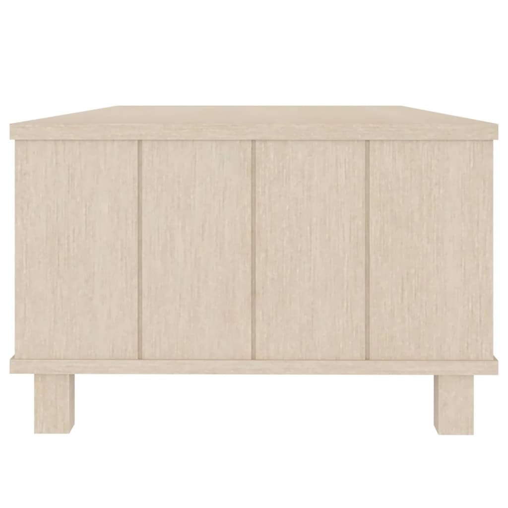 Salongbord HAMAR honningbrun 100x55x35 cm heltre furu