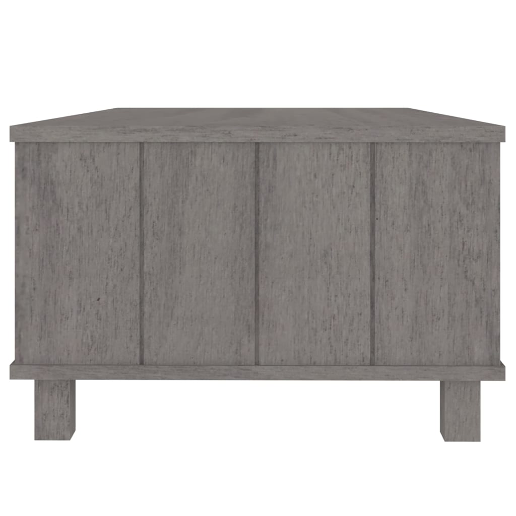 Salongbord HAMAR lysegrå 100x55x35 cm heltre furu