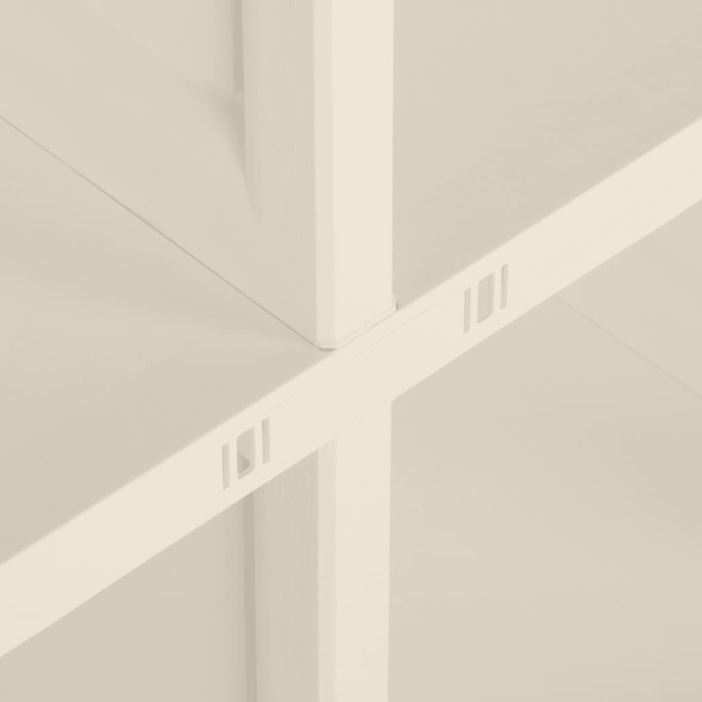 Plastskap 79x43x85,5 cm tredesign vaniljeis