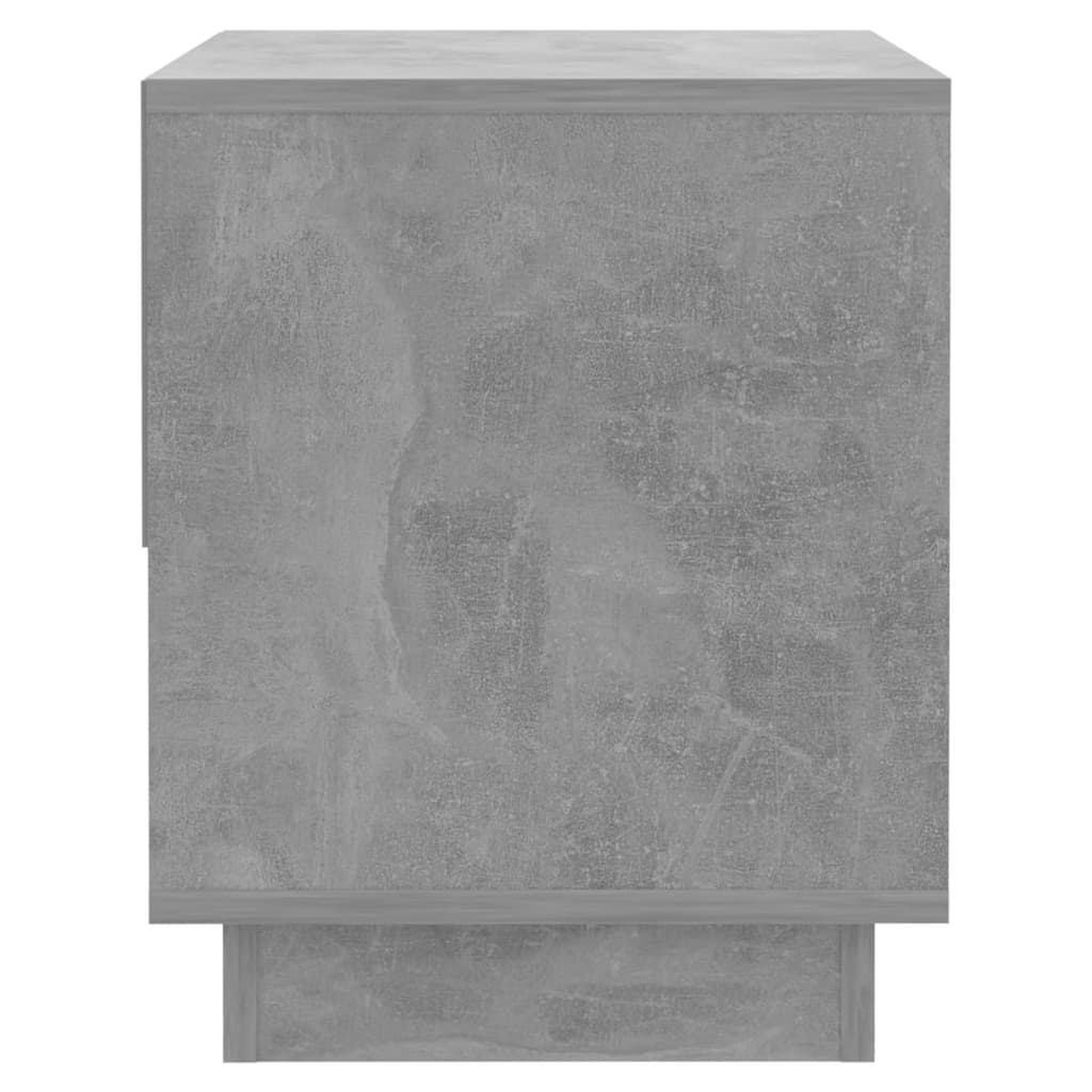 Nattbord 2 stk betonggrå 45x34x44 cm konstruert tre