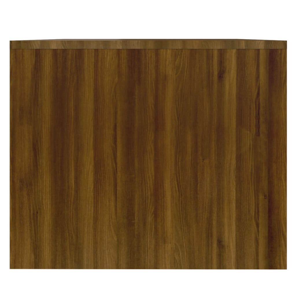 Salongbord brun eik 90x50x41,5 cm konstruert tre