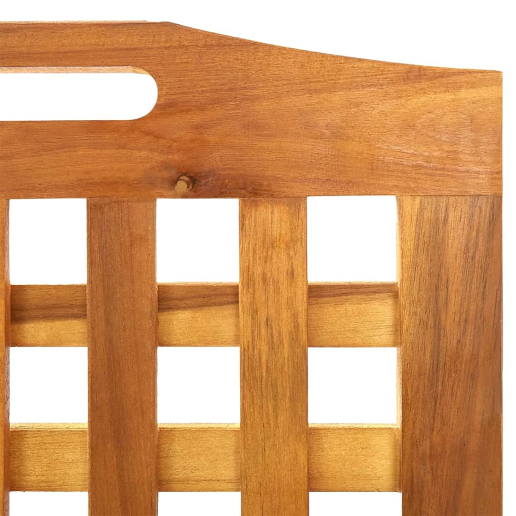 Romdeler 3 paneler 121,5x2x180 cm heltre akasie