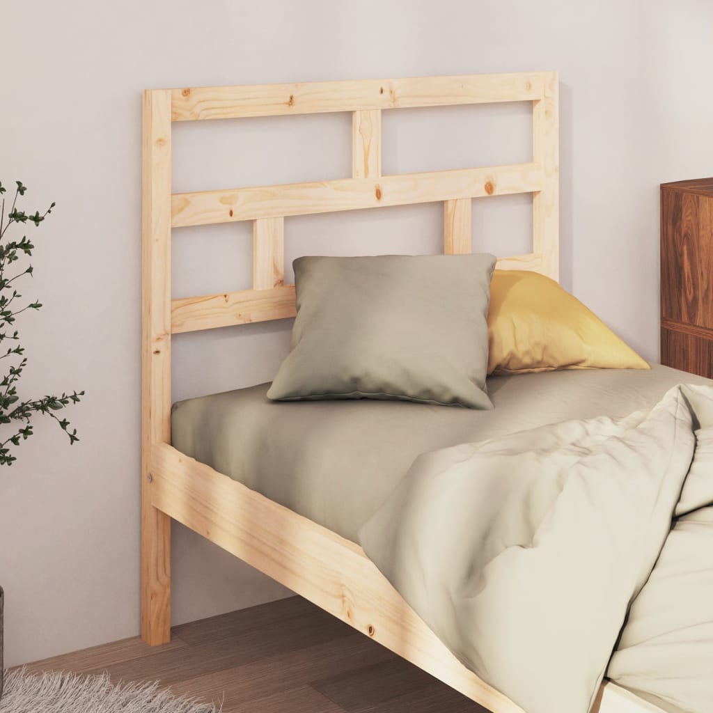 Sengegavl 81x4x100 cm heltre furu