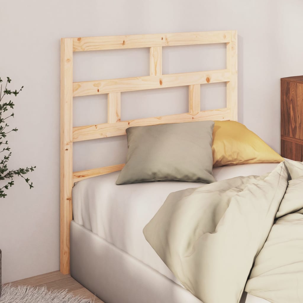 Sengegavl 81x4x100 cm heltre furu