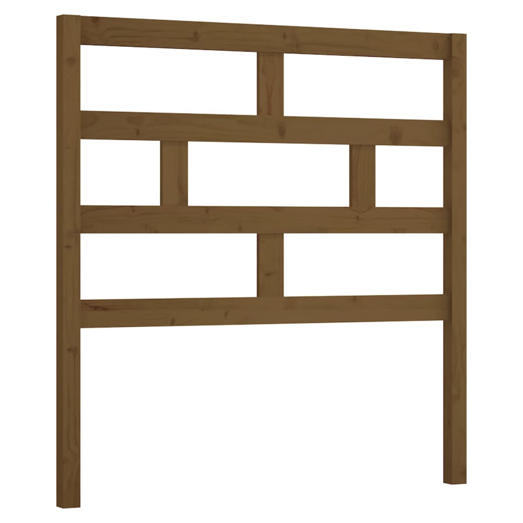 Sengegavl honningbrun 96x4x100 cm heltre furu