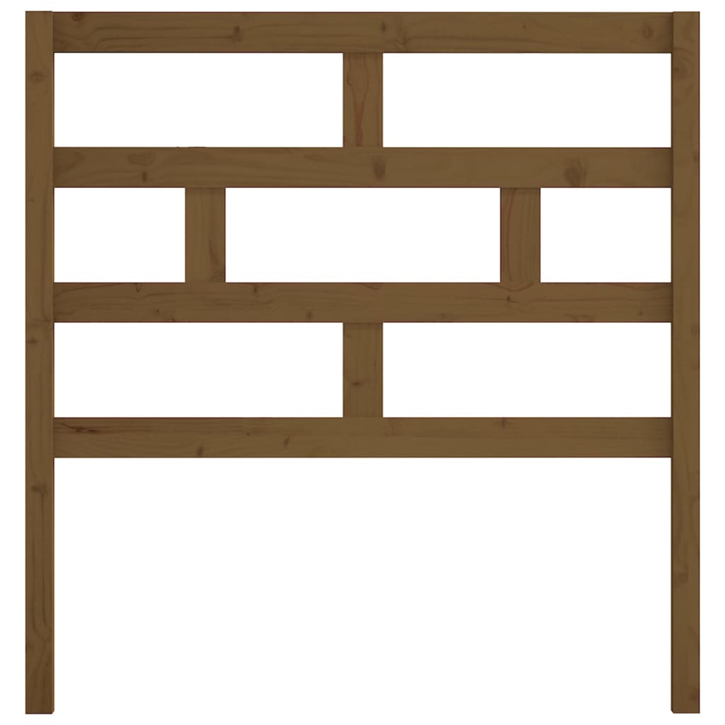 Sengegavl honningbrun 106x4x100 cm heltre furu
