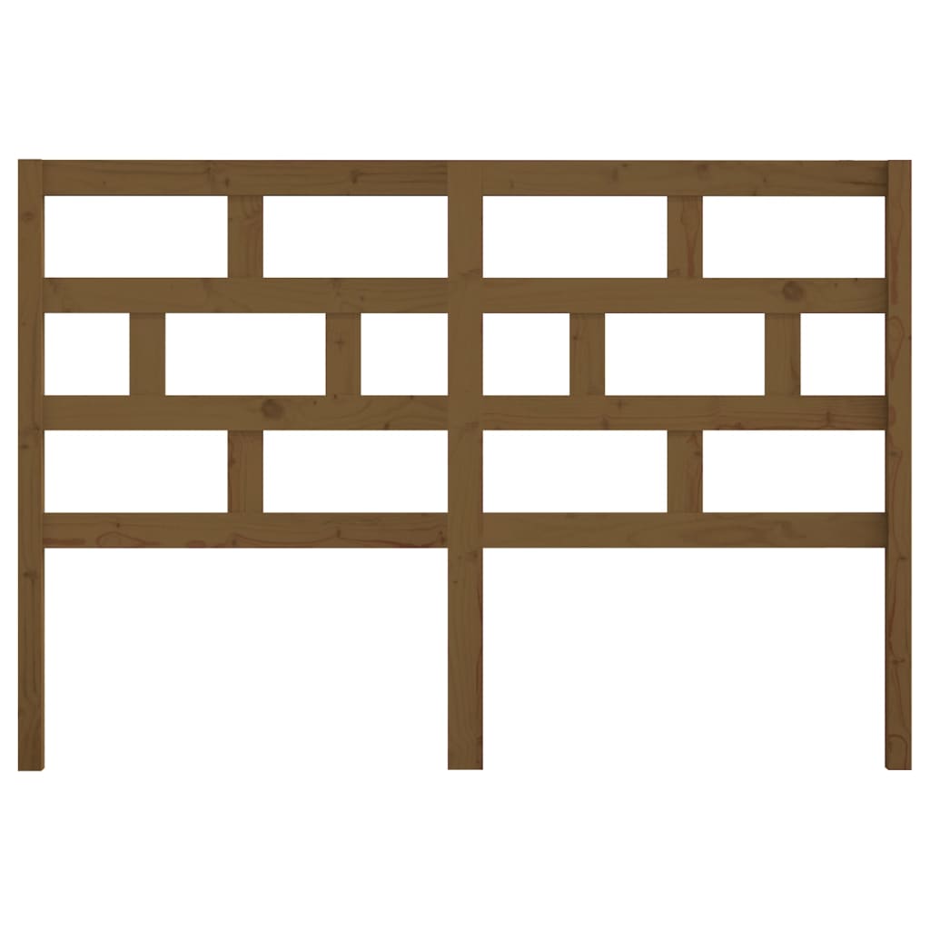 Sengegavl honningbrun 156x4x100 cm heltre furu