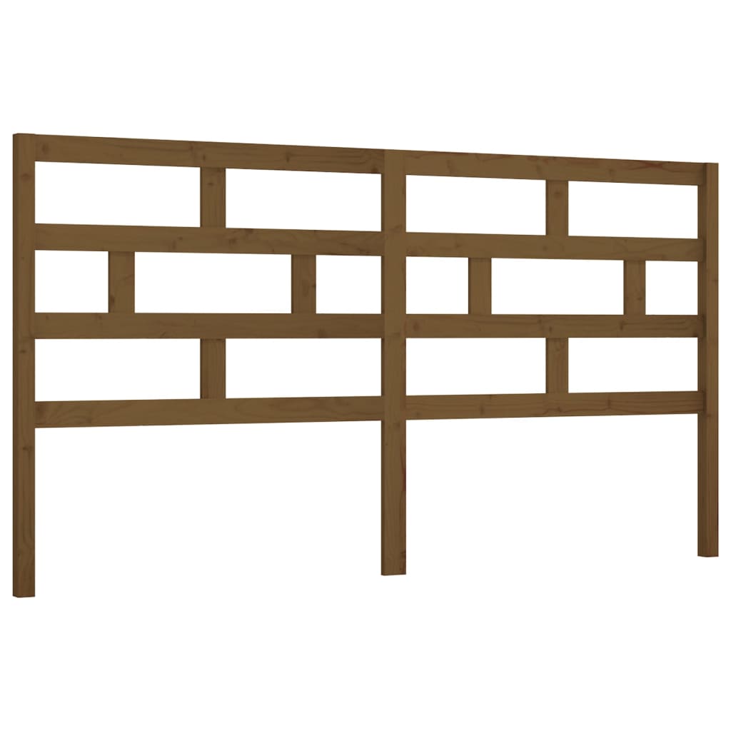 Sengegavl honningbrun 186x4x100 cm heltre furu