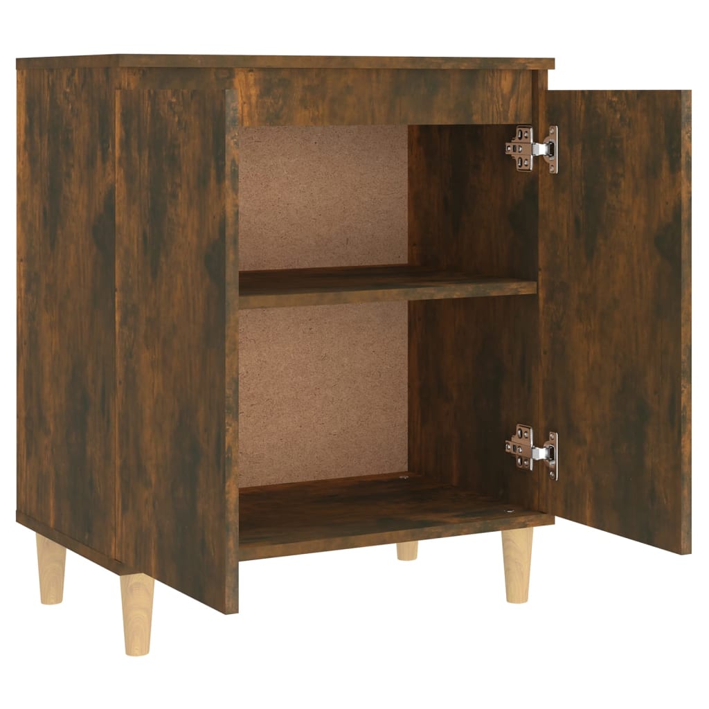 Skjenk røkt eik 60x35x70 cm konstruert tre