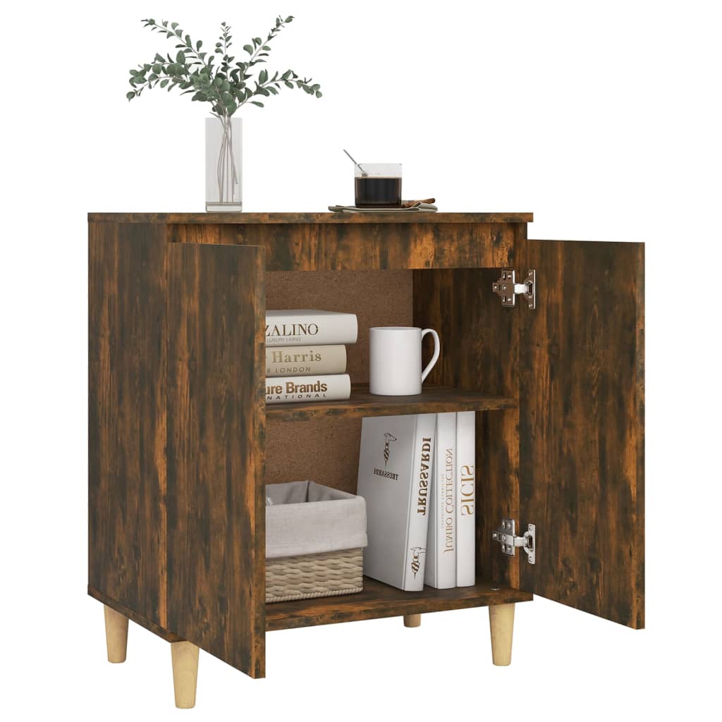 Skjenk røkt eik 60x35x70 cm konstruert tre