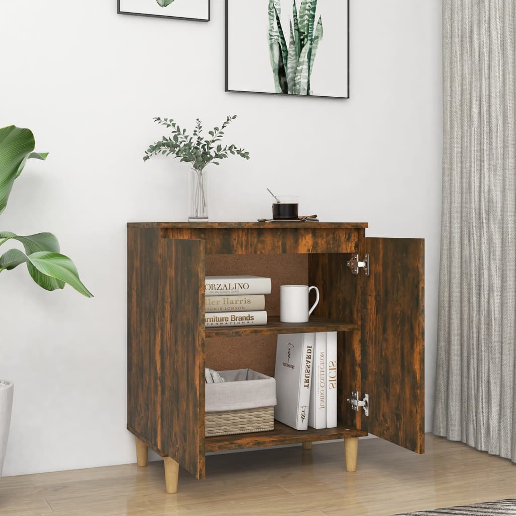 Skjenk røkt eik 60x35x70 cm konstruert tre