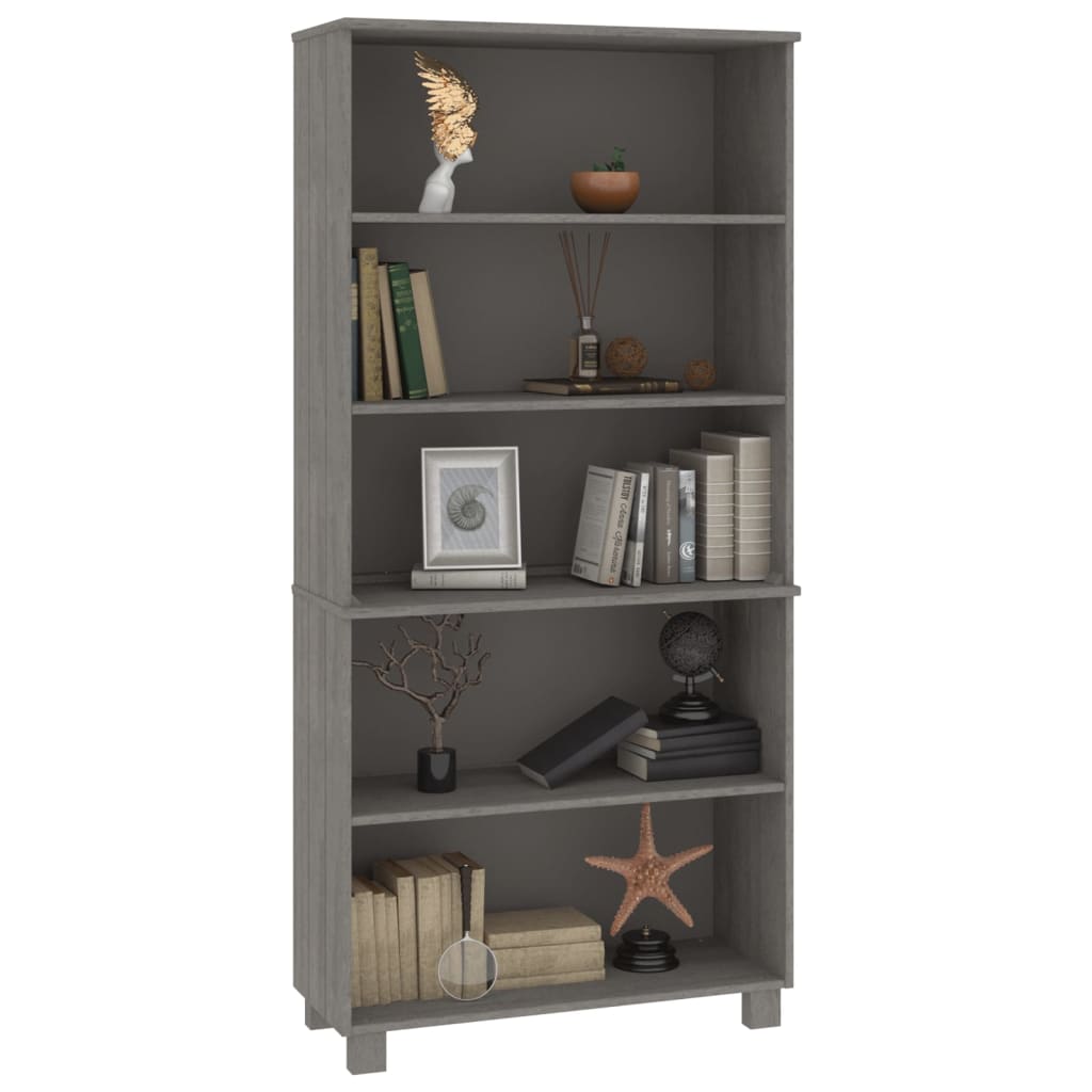 Highboard HAMAR heltre furu lysegrå